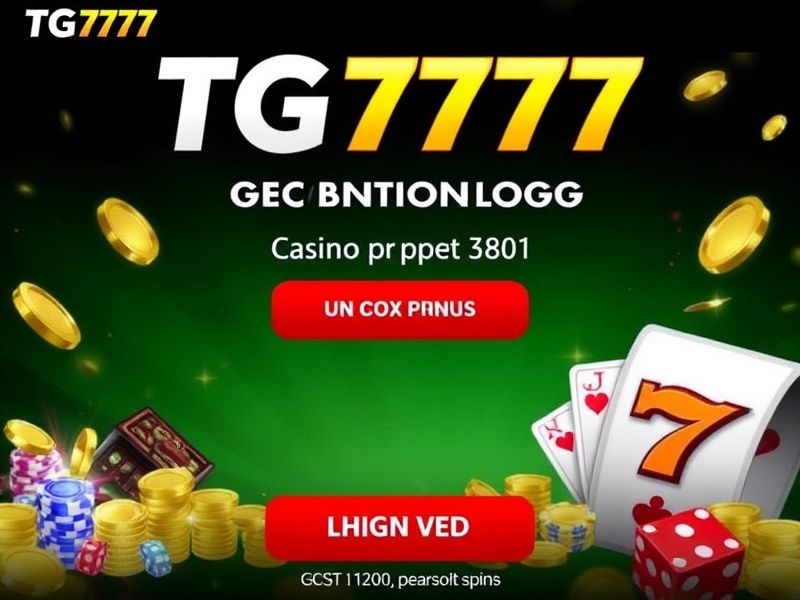 Welcome to the official tg777 casino website—your gateway to exclusive online gambling experiences, including top bonuses, secure gameplay, and a vast collection of real-money games for all players.